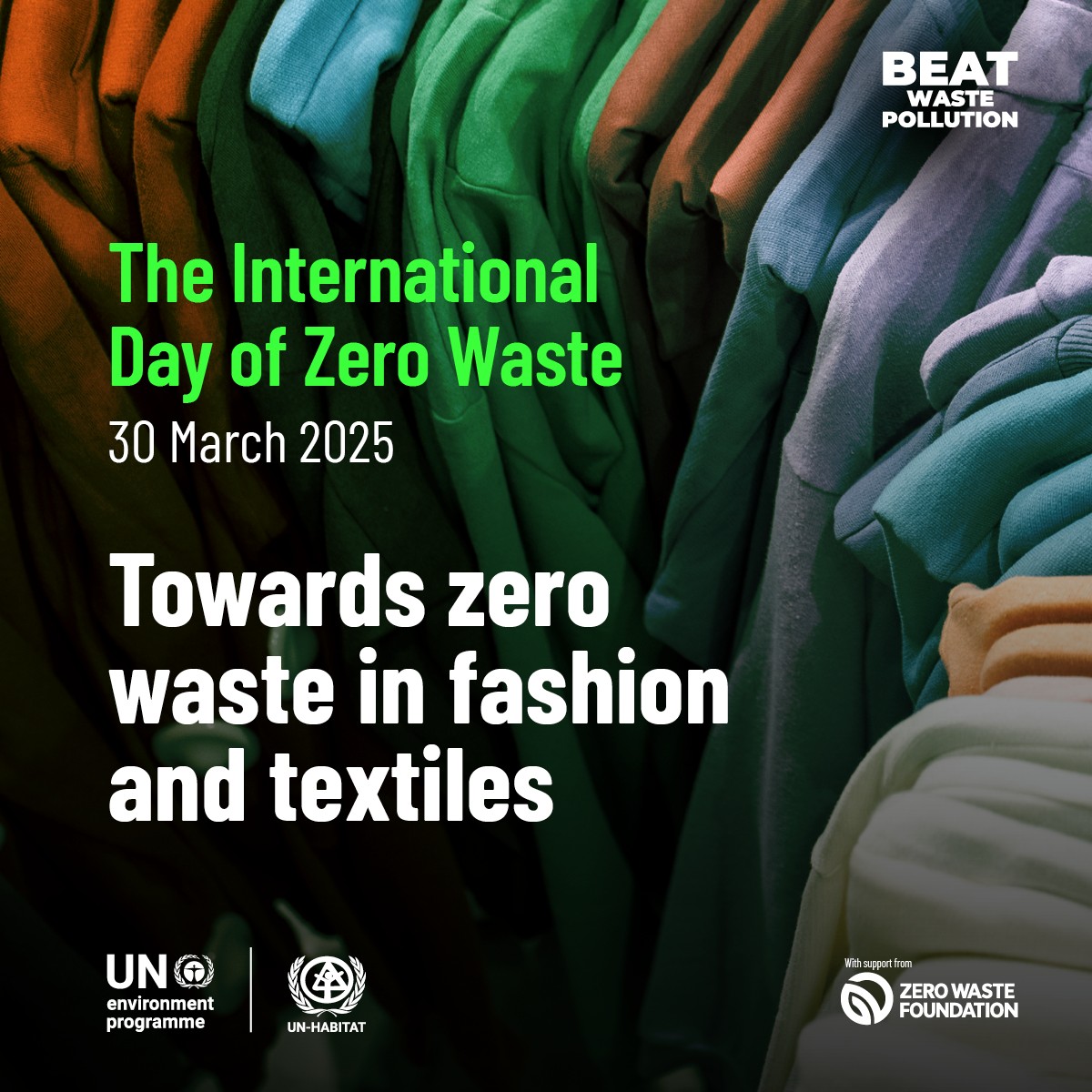UNEP's tweet photo. What’s happening near you for #ZeroWasteDay?

Join cleanups, swaps, &amp; workshops—or better yet, host your own and inspire change in your community!

Visit the map to register your event and discover others you can attend: https://t.co/sNkFh5QwY2 https://t.co/05zKQYicwq