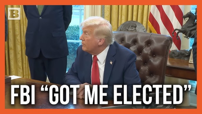 Mr. Trump, you appear to be quite well informed. Please, tell the American People, how and what is it EXACTLY, that "FBI got you elected', in your own words. How did they "weaponize", and what exactly did they do to your opponent, apparently you mean Mrs. Harris? Was it the Diddy Affair? Where there some other, similar cases? Did these cases have a clear RACIST aspect in them: to paint Blacks' sexual mores as "deprave" and a threat to National Security? Is this what gave you an edge in public perceptions? What were the possible roles of Mossad, of the recent FBI whistleblowers, and of the FBI Agents Association in these cases? Is this what you called their "help"? Don't you think that all th