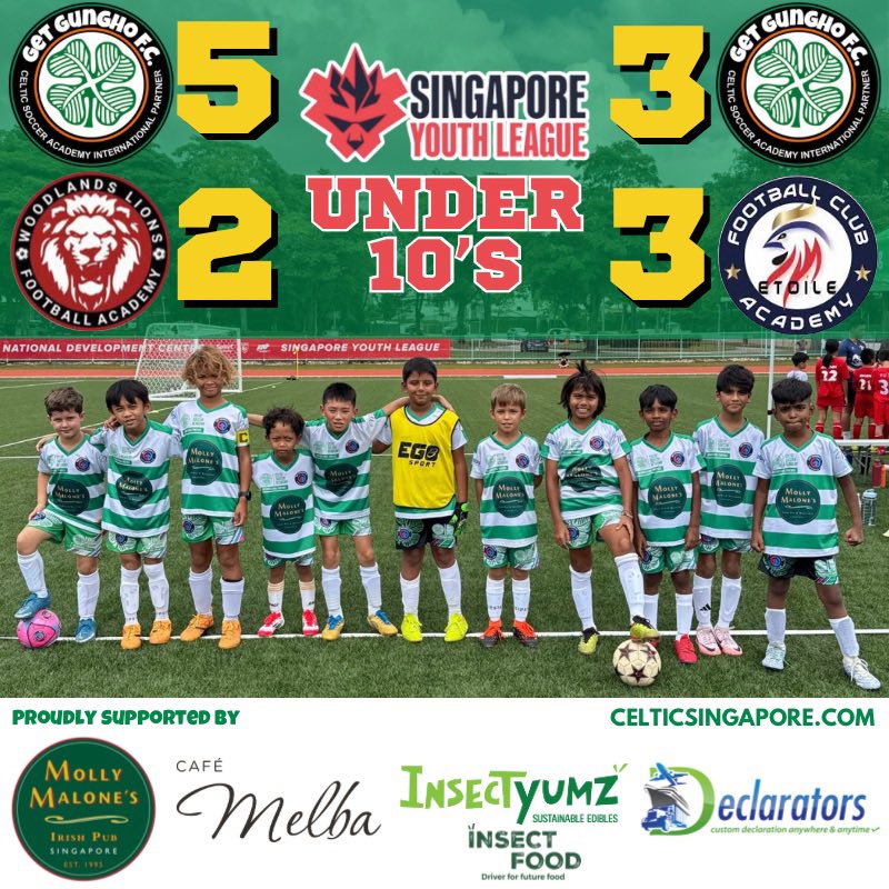 Pressing to the end! What an exciting phase final weekend! #syl U10’s #singaporeyouthleague ⚽️🍀⚽️ 

#sgfootball #sgparents #soccersg #footballsingapore #sgkidsactivities #singaporefootball #sgsoccer #expatsinsingapore #sgexpats #singapore #singaporeinsiders #sportssg #getgungho