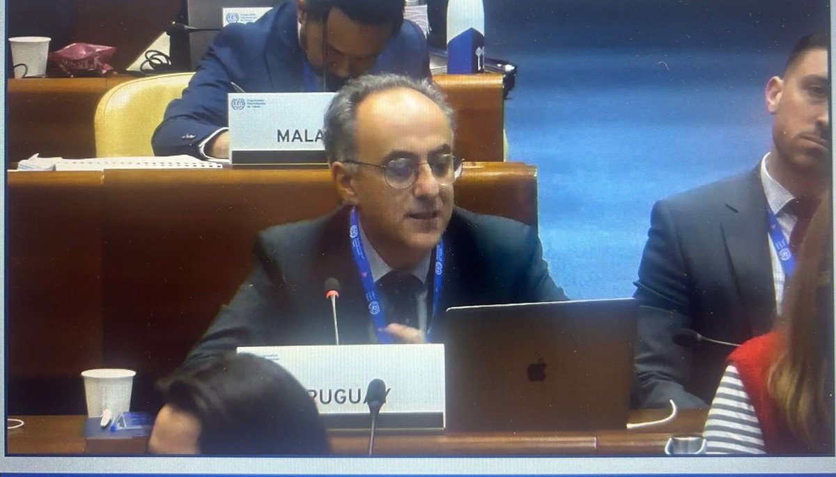 En nuestra intervención en   representacion del gobierno uruguayo en la 353 reunion  del Consejo de Administración de OIT evocamos la obra de Oscar Ermida Uriarte, inolvidable amigo y destacado  académico y funcionario del organismo: hugobarrettoghione.blogspot.com