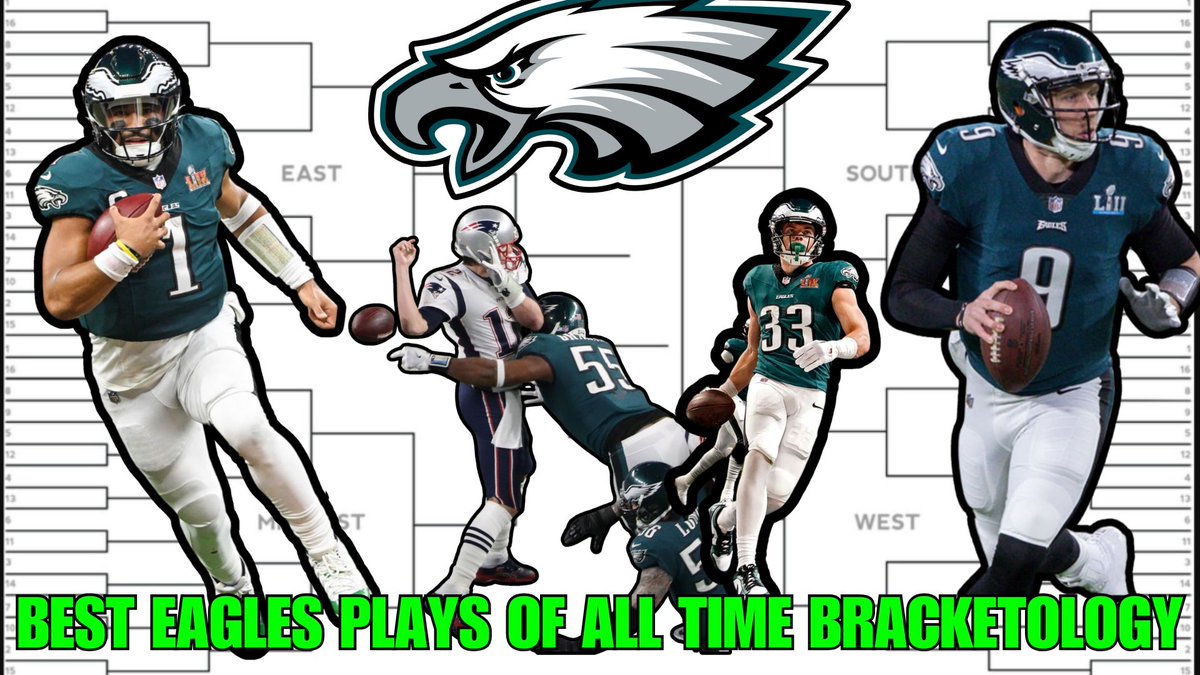 🦅🚨 TOMORROW NIGHT LIVE AT 8PM ET 🚨🦅

In honor of #SelectionSunday, we're doing a snake draft and seeding 64 of the  greatest #Eagles plays of all time