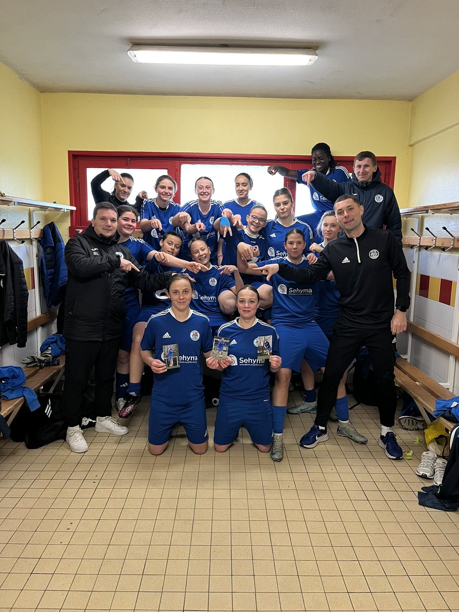 [ U18F R1 Elite ] 

Nouveau succès (9-1) face à Avranches, un match sérieux où nous nous sommes procuré énormément d’occasions. Un 4/4 qui nous permet de rester en pôle position 🥇 🔵⚪️