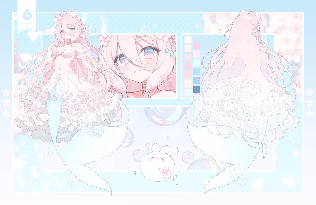 whiffairy's tweet image. ⌢⌢⌢⌢⌢⌢⌢⌢⌢⌢⌢⌢⌢⌢
﹉﹉﹉﹉﹉୨♡୧﹉﹉﹉﹉﹉
⋆ ˚。 ⋆ look what the tide brought in 🌊official whiffairy reference sheet !! 🫧🌸
♡ + ↻ appreciated !! ⋆ ˚。 ⋆
#Vtubers #ENVtuber #VtuberUprising #whiffillust
┈ ┈ ┈ ┈ ୨♡୧ ┈ ┈ ┈ ┈…