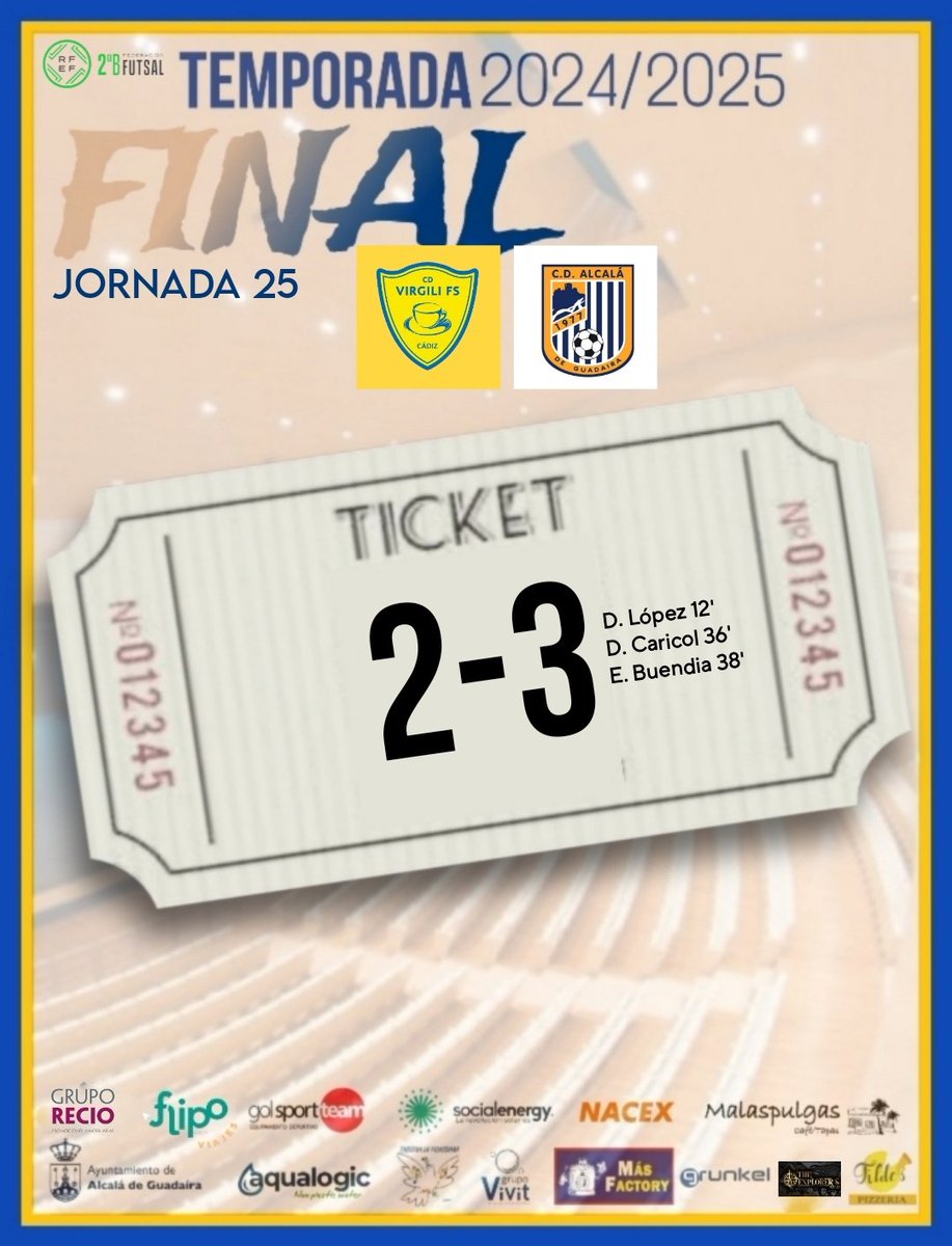 40'⏱️ | ¡FINAAAAL FINAAAAAAAAL EN CÁDIZ!

Triunfo valiosisimo en un partido muy completo de los nuestros, dándole la vuelta al marcador a un buen <a href="/CDVirgiliCadiz/">CD Virgili Cádiz</a>.

¡1,2,3... ALCALÁ!🤍💙 ¡SEGUIMOS! 👣➕ 3️⃣

#Socialenergy #Somos41500 #GV2B #J25