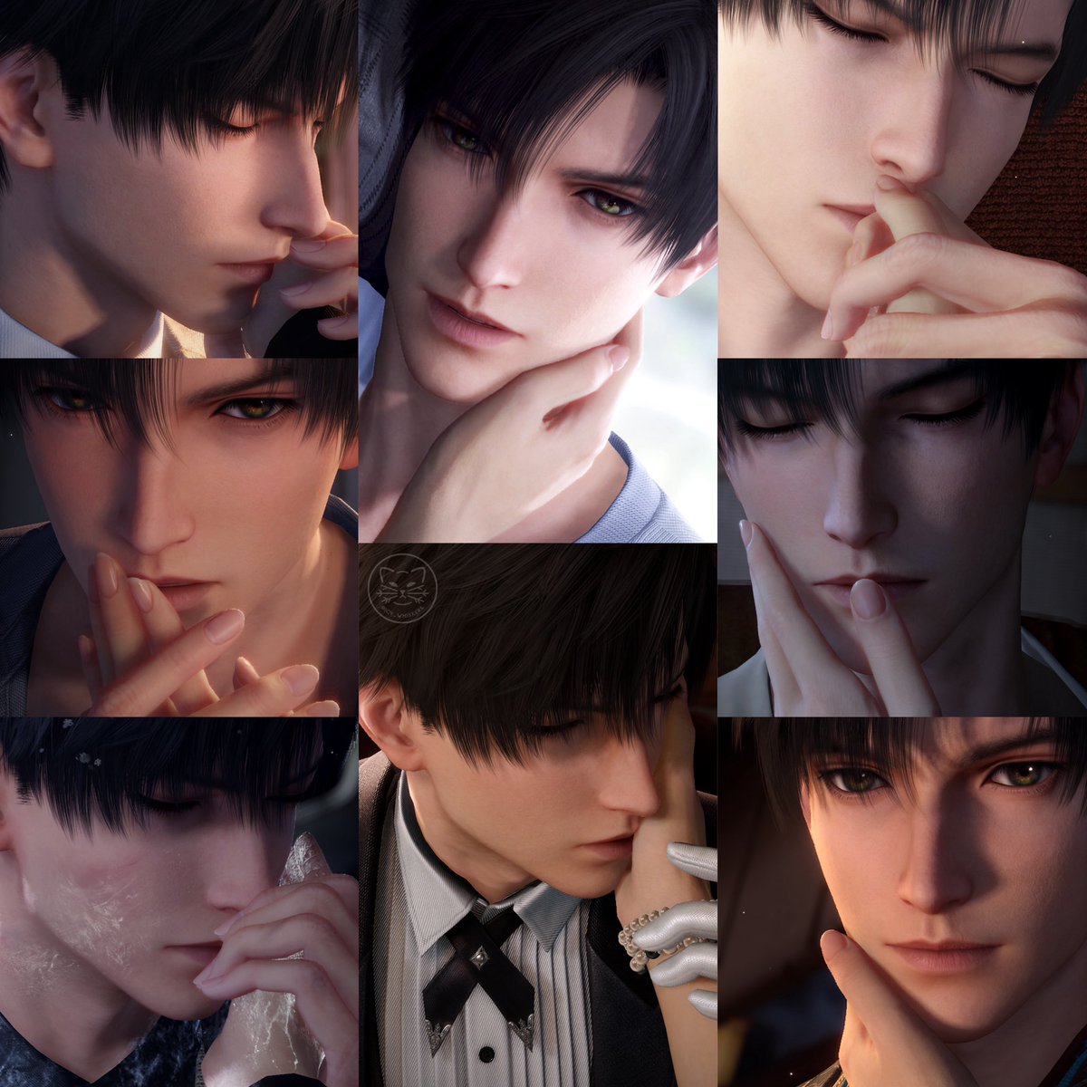 icy_whiskers's tweet image. one thing about zaynemc, mc loves caressing zayne’s face, and zayne always ends up pressing soft kisses to her hand and fingers in return.

it’s their little love language 💕