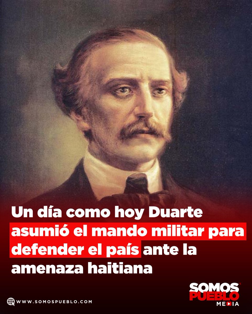 RDSomosPueblo's tweet image. El 16 de marzo de 1844, la Junta Central Gubernativa designó a Juan Pablo Duarte como comandante militar del Departamento de Santo Domingo, una decisión respaldada por próceres como Francisco del Rosario Sánchez y Matías Ramón Mella. Esta designación se produjo en un contexto de…