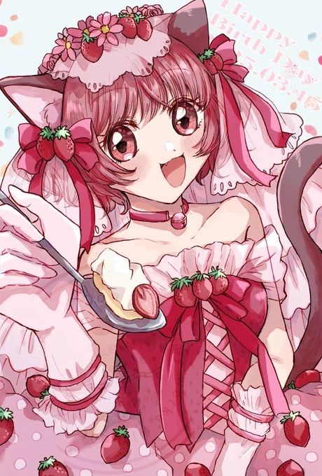 1日遅れちゃったけど改めていちごちゃんお誕生日おめでとうでした #桃宮いちご誕生祭2025 #桃宮いちご生誕祭