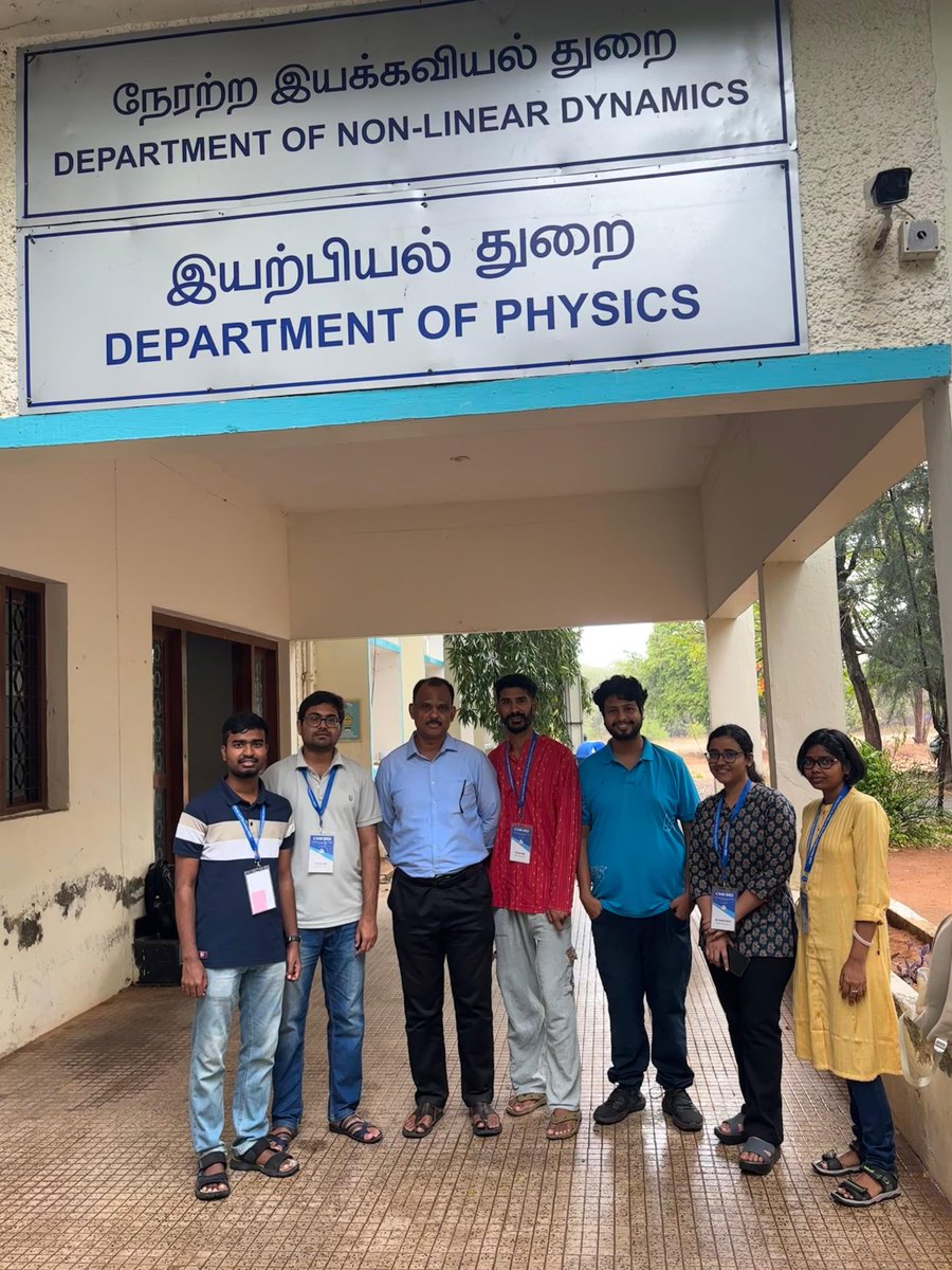 CSL_iisertvm's tweet photo. Walking down memory lane at @Bduonline! Attended CNSD (March 10-13) with my lab and reminiscing about the 10 years I spent at this amazing University https://t.co/tM0BBzRbGt