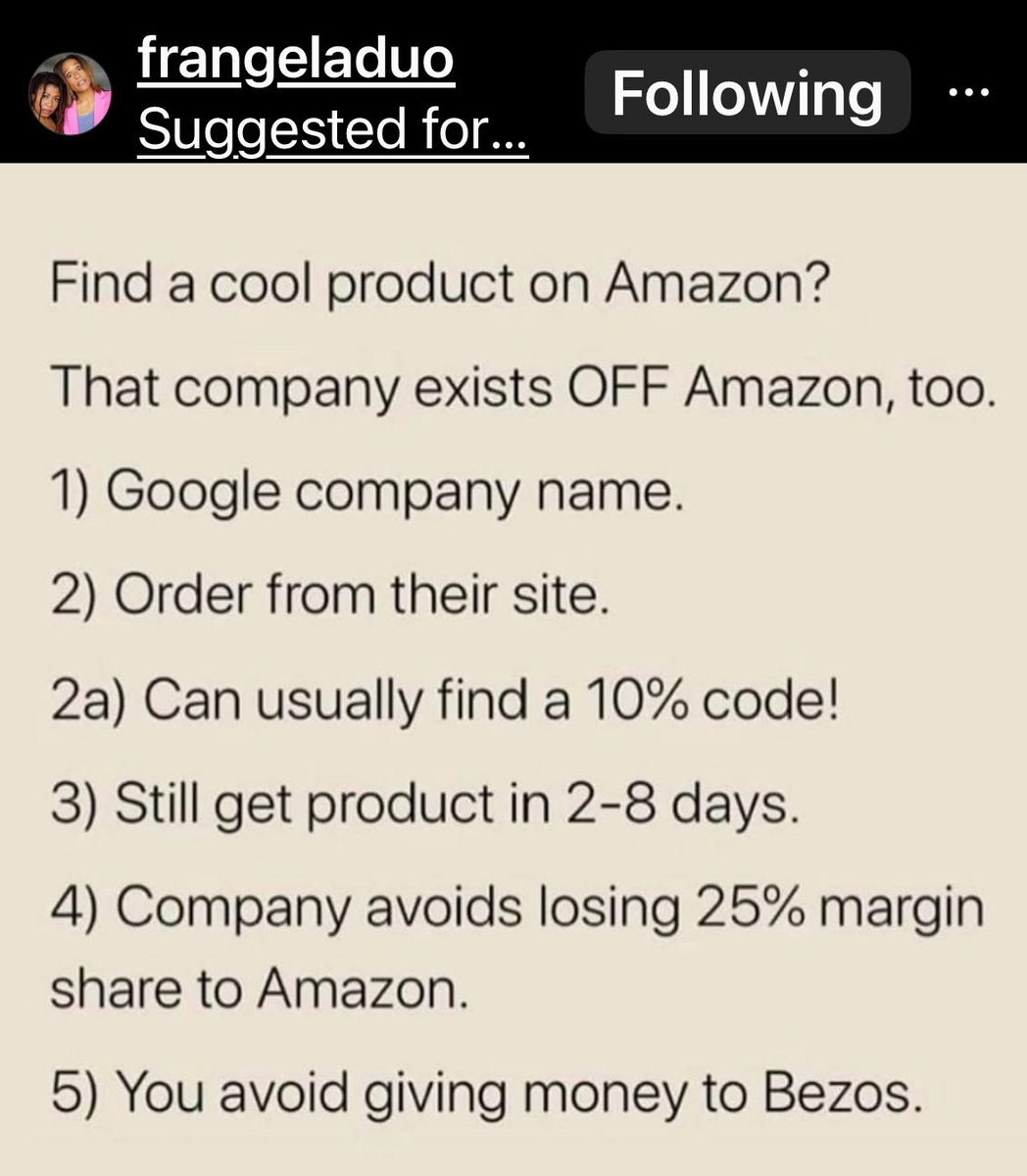 abbiethoms's tweet photo. I’ve been doing this for a while now, you often get discounts too
Also if the website offers an alternative to PayPal then do, alternatives like Stripe charge less per transaction, meaning the business gets more of your money https://t.co/lt7muPrAl3