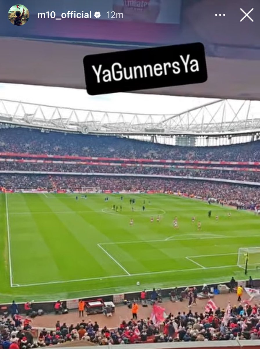 📲 Mesut Özil on Instagram.

The German is at The Emirates as Arsenal welcome Chelsea in a London Derby. 🏟️👋
