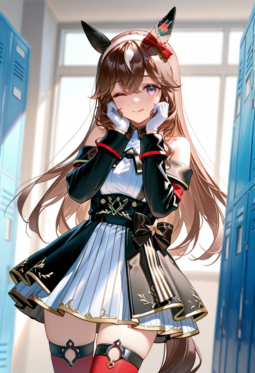 RamonuLover's tweet photo. #AIイラスト #AIart #stableDiffusion #ILXL #ウマ娘 #カレンブーケドール
カレンチャンの勝負服を着せる! https://t.co/DEftyeJpd2