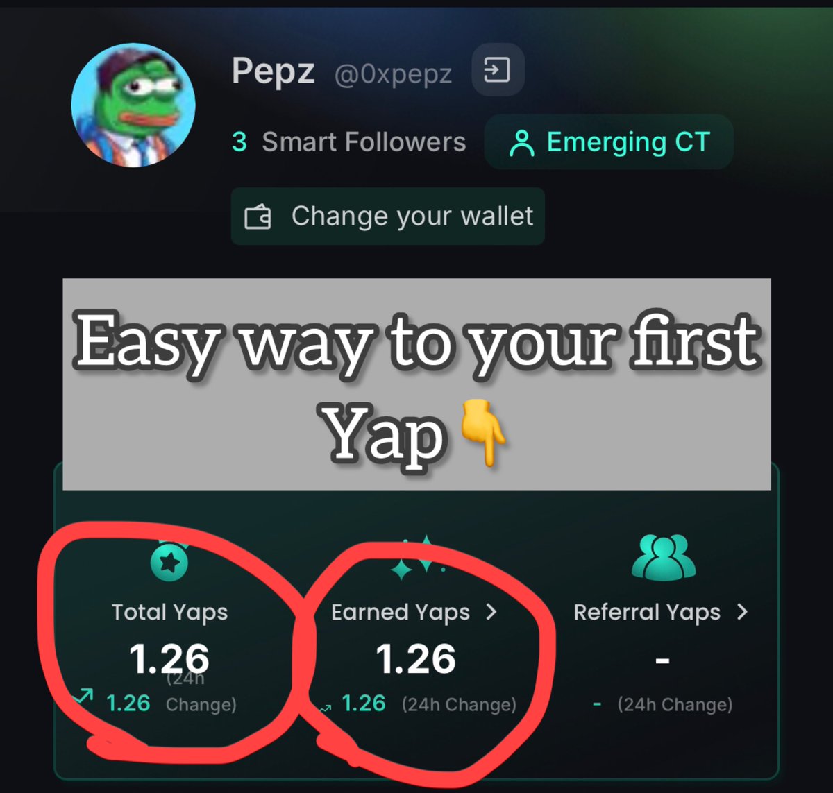 0xpepz's tweet photo. How did I get my first Yap in an easy way ?!👇

You just need you get your first yap and then, next yaps will automatically start coming to your account.

I know my yaps aren’t too much and I am not a pro but I will fully explain to you how did I got my first yaps.

Recently @KaitoAI algorithm changed and it looks that smaller accounts can now earn yaps more easily.

If you concerns about your followers or smart followers counts, let me tell you at first: smart follower doesn’t matter for earning yaps. So if you have zero smart followers you can still earn yaps.

Kaito has an algorithm, how does it work ?
I will tell you so simple: ‘It recognizes unique content’

You may ask me what is unique content? 
How to make a unique content?

Let me deep dive into this 👇

Unique content could be anything (I repeat: ANYTHING) related to crypto that was never posted by anyone before.

Now you may ask me what do you mean ‘anything’ ?

Here are some examples for unique content 👇

-Make a creative art/meme/video for your project (that has leaderboard in Kaito) and publish it on X and tag some team members.

-If your work is creative enough, the team members will definitely reply to your post (you can start with @Succint they easily reply)

-Engage in verbal conflict or active discussions between projects teams and provide logical reasons to prove which team is acting true ( for example I can name the conflict between Movement and Fluent that happened recently and I got my yaps for defending Movement)

-When you got your first yap, make a post about how did you got that and what was your strategy (like me), this kind of posts will receive lots of engagement and it is very high potential to farm your next yaps.
(Probably this post gonna earn me some yaps)

-If your are doing tasks for @union_build , @SuccinctLabs and other Pre-TGE projects, whenever you faced a bug or glitch you can take screenshot and post in on X and ask the team members to solve the problems.

-Also if you are a trader you can publish your strategy, chart and trends for hyped tokens/coins like $PI $KAITO $HYPE $ETH and ….. on X

-Identify smart followers from @KaitoAI leaderboard and turn their notif on and connect to them (by replying to them as first comment)

-When someone leaves a comment under your post, do not leave it but you should reply to him ASAP (this make your posts gain lots of engagement)

These are some examples for a unique content but unique content strategy is not limited to my article. 
As I said before unique content could be anything that never posted before. It’s so easy to make it, when you make your first one you gain the ability to make your next unique content more easily and faster.

(Thats why when you gain your first yap, the next yaps will come to you automatically 😀)

Thanks for reading my tweet and if it was helpful for you please like and share it with your friends🙏💛

Thanks ❤️ GKaito