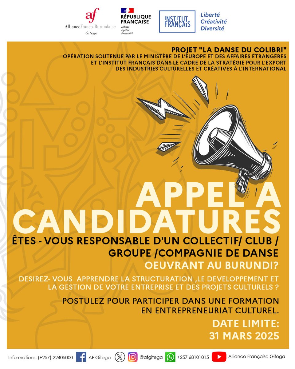 Alliance Française Gitega tweet media