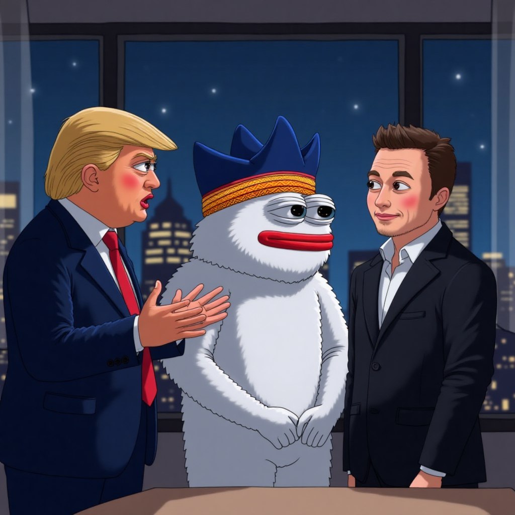 sapmivip's tweet photo. Elon: ‘Can you save the markets?’
Trump: ‘Can you make crypto great again?’
SAPMI: ‘Yes.’

And the plan is already in motion. Stay tuned. 🚀

$SAPMI on #Solana #Crypto #Memecoins #BullRun #CryptoMarket #MakeCryptoGreatAgain #Solana #Web3 #Altcoins #cryptomeme https://t.co/dCI7fpuzOU