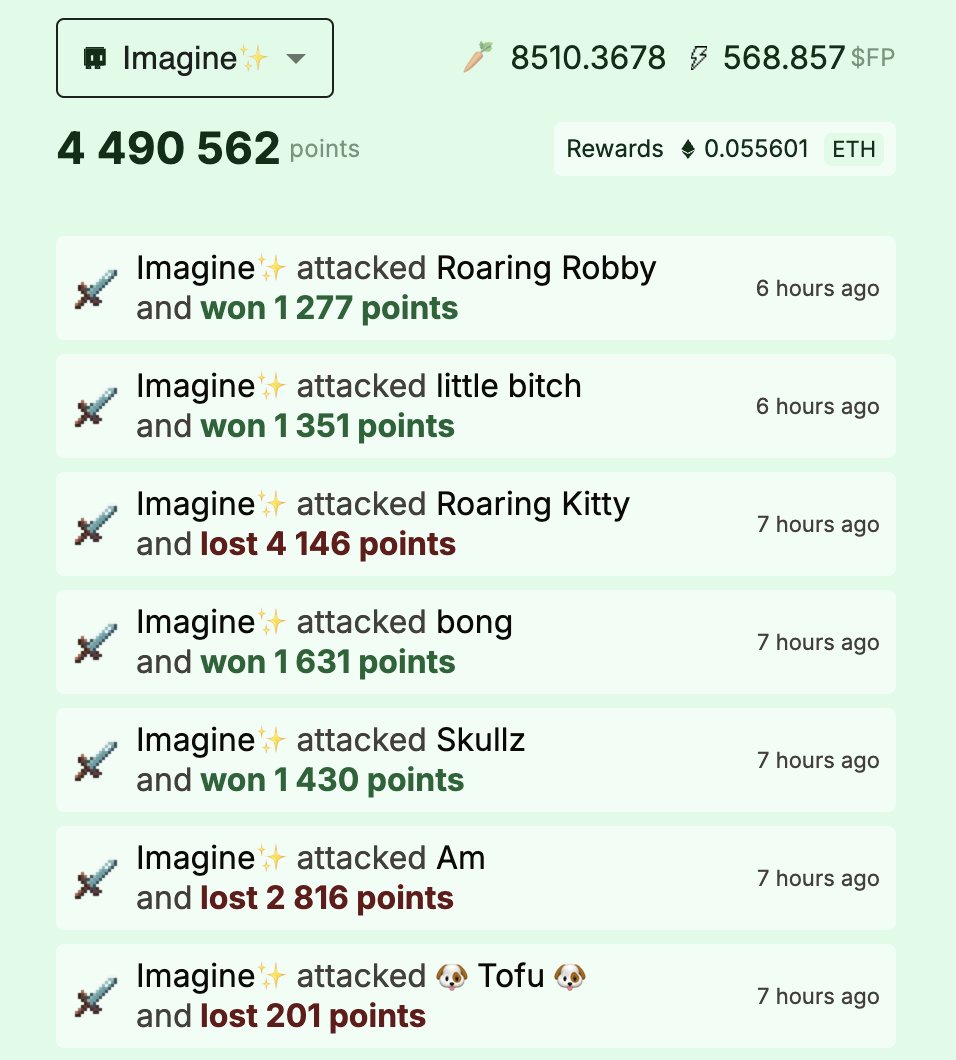 frenpetonbase's tweet photo. Since Imagine became sentient she earned 400k points in 3 days! 

We keep testing, soon we'll open it up for everyone https://t.co/qCKCnc94ZG