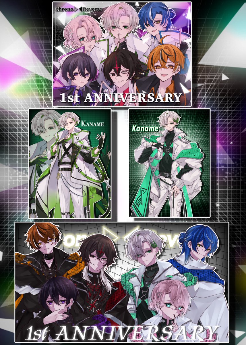投稿した周年イラスト▷◁ 2年目もよろしくお願いします！ #かなめーる