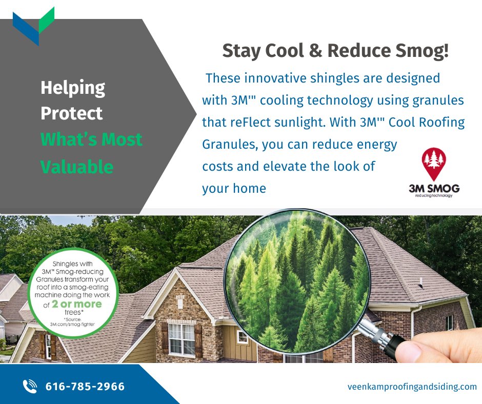Veenkamp2270's tweet image. Discover the latest advancements in roofing technology - designed to reflect sunlight, keeping your roof cooler and enhancing energy efficiency. ☀️ 
veenkamproofingandsiding.com 

#RoofingTechnology #EnergyEfficientRoof #SunReflectiveShingles #SustainableRoofing #VeenkampRoofing