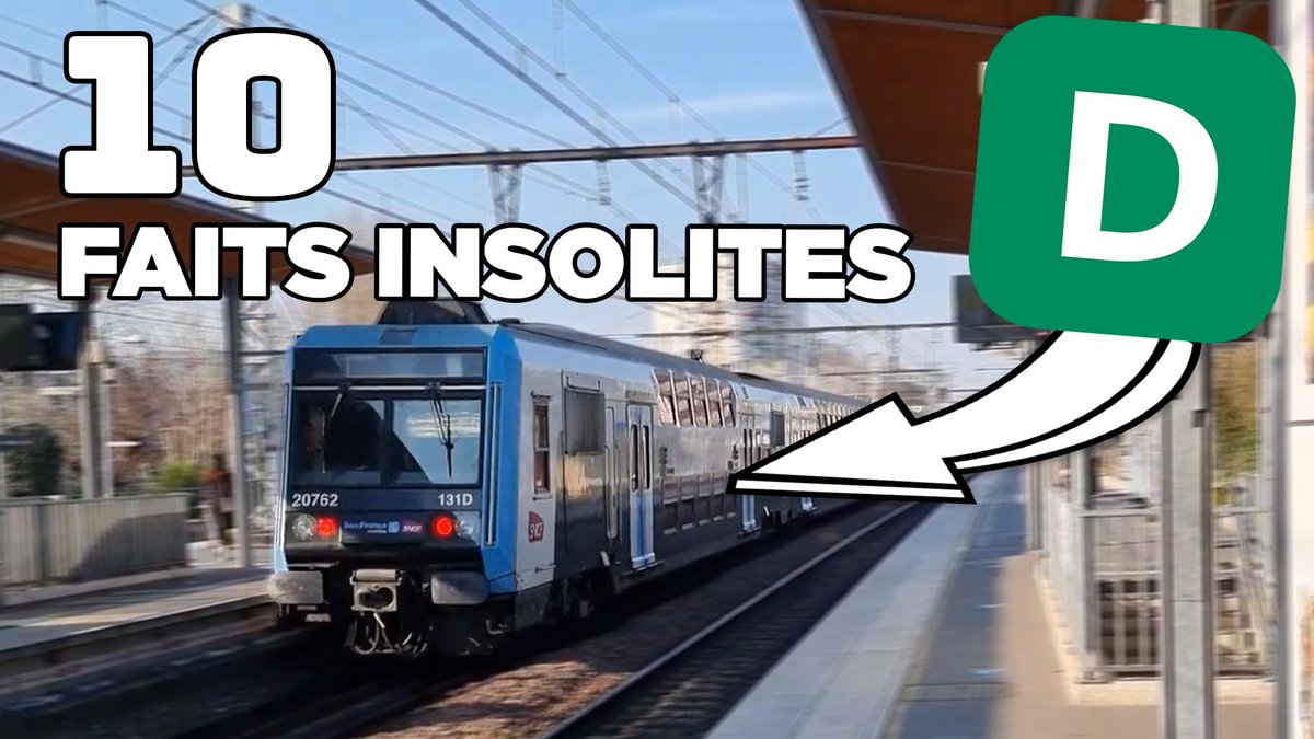 📢 THREAD : 10 FAITS INSOLITES SUR LE RER D 🚆
👇👇👇