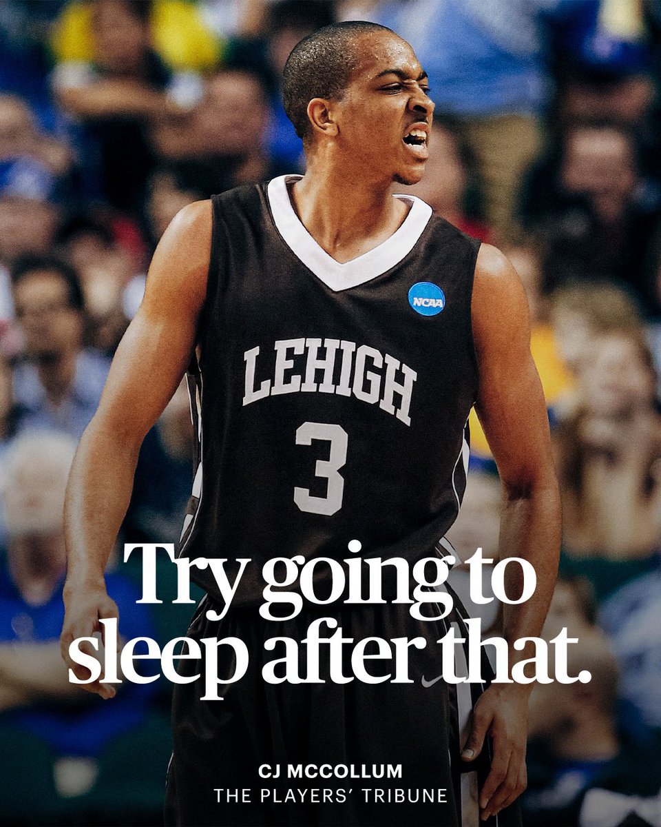 On this day in 2012, CJ McCollum dropped 30 points to send Duke home in a huge upset: “When we got on the floor for warmups, the Duke guys were trying to get in our heads. The trash talk started early. ‘What’s a Lehigh? I never heard of a Lehigh.’ Stuff like that. I tried reverse