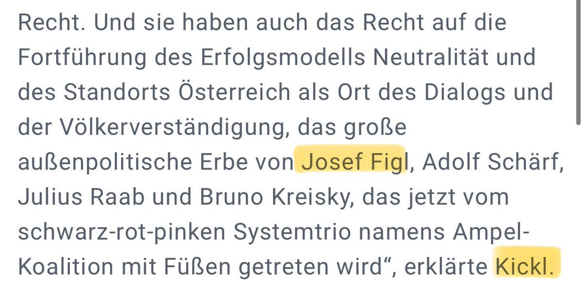 Patriotismus fängt mit Geschichtskenntnis an. Dass #Kickl Leopold Figl zu Josef Figl macht, zeigt, dass er nicht einmal die Grundpfeiler unserer Politikgeschichte kennt. Leopold Figl hat uns ‘Österreich ist frei’ geschenkt, ihn sollte man wohl wirklich kennen … <a href="/FPOE_TV/">FPÖ</a>