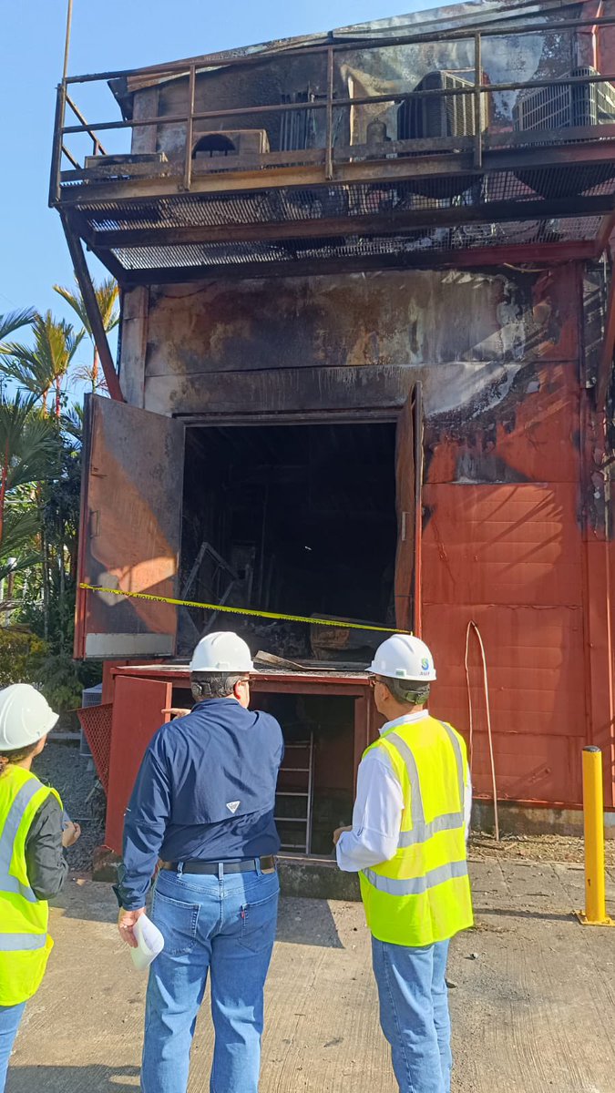 as_salazar's tweet photo. Administradora General de @AsepPanama , Zelmar Rodríguez y autoridades de @Etesatransmite inspeccionaron esta mañana la planta térmica en La Chorrera y ha girado instrucciones al personal técnico de la Dirección Nacional de Electricidad para iniciar las investigaciones del hecho. https://t.co/YYKSxb9O5E