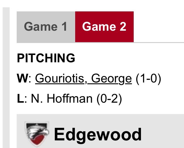 ⭐️⚾️🔵STARS🔵⚾️⭐️📈📈📈📈
First collegiate WIN for 24’ STARS ⚾️ alum George Gouriotis (<a href="/Ggourr4/">George Gouriotis</a>) #HD_