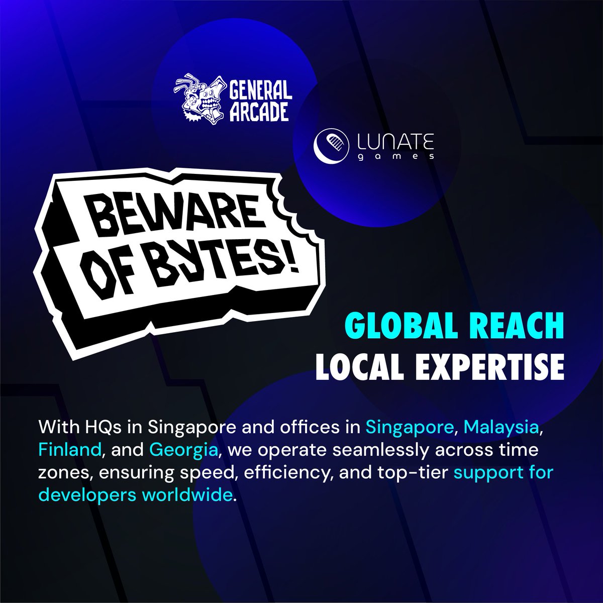 generalarcade's tweet image. 🚀 Big news! General Arcade x Lunate Games = Beware of Bytes! 🚀

We're teaming up with Lunate Games to launch Beware of Bytes!, a strategic #joint_venture built for scale, technical excellence, and stability in today's evolving industry.

More power. More innovation. More…