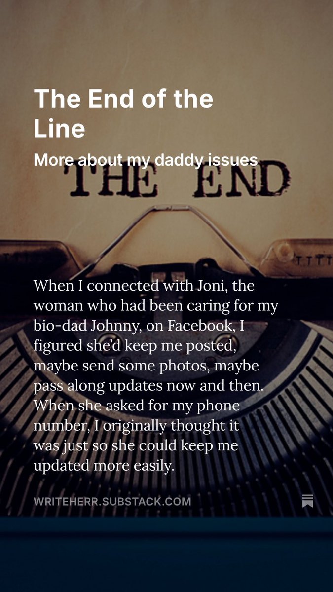 Write_Herr's tweet image. My Sperm Donor died this week. You can read about my unusual experience with it on my new substack. 
#ScreenwiterCommunity #WriterCommunity 

 open.substack.com/pub/writeherr/…