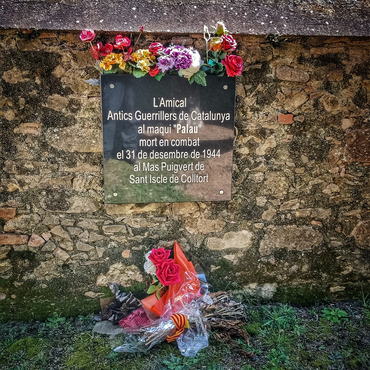 Foto de les participants a la caminada pels voltants de Sant Iscle de Colltort, recordant al maqui Palau, entre d'altres guerrillers antifeixistes. Gràcies als companys per les seves explicacions i pel guiatge.
Ens veiem a la propera caminada!!!