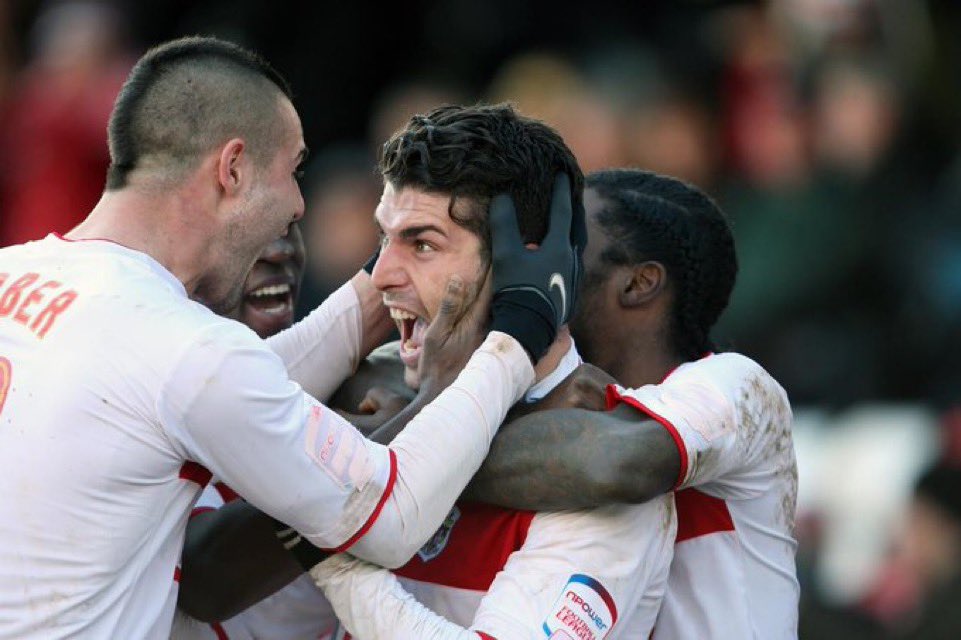 1️⃣2️⃣ years ago today, a Dani Lopez hat-trick helped Boro secure an emphatic 4-0 victory over Sheffield United at The Lamex! 🚀