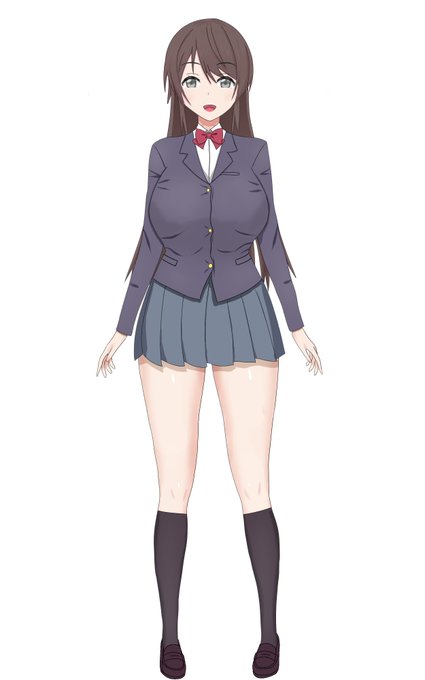 結乃ちゃんの制服姿とか改造制服とか 