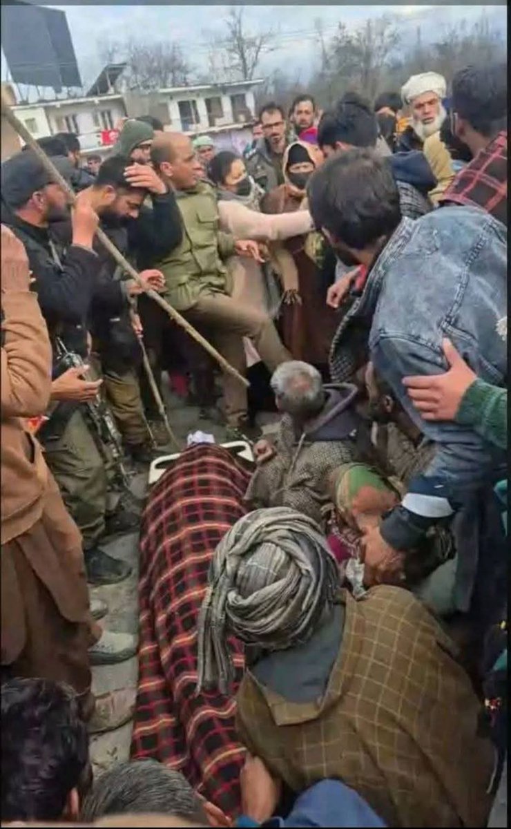 We strongly condemn the police action against Gujjar Bakerwals today in Qazigund, Anantnag as they were assembled there to seek justice for the missing youth whose dead body found from a Nallah after 35 complete days. Police did Lathi charge even didn't spare to women's.