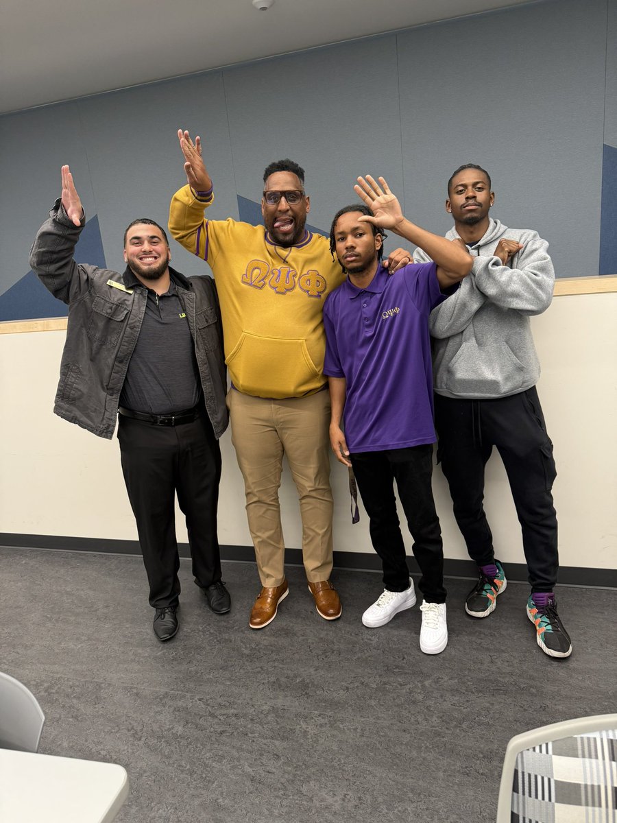 It’s always a pleasure to go back and speak at my alma mater. #GoBeach #OmegaFirst #OmegaAlways