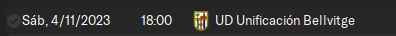 Hoy se espera un gran derbi ante el
<a href="/UniBellvitge/">U.D. Unificación Bellvitge</a>
Se espera un derbi con aforo completo en el Hello Kitty Stadium.