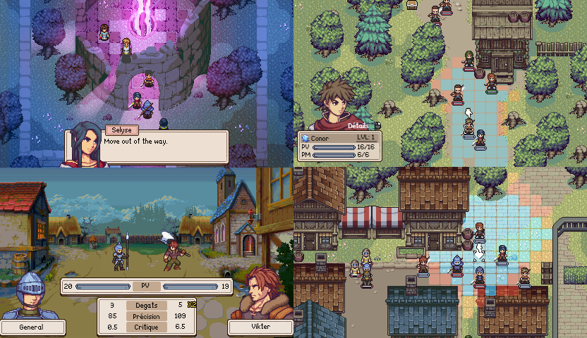 🚨Check out a sneak peek of my last game, Eternal Legend! 
I work very hard to make a game as good as the classics Tactical RPG of the time! 🔥
Don't hesitate to share and follow, Steam page will be release soon!   #indiedev #gamedev #pixelart #FireEmblem