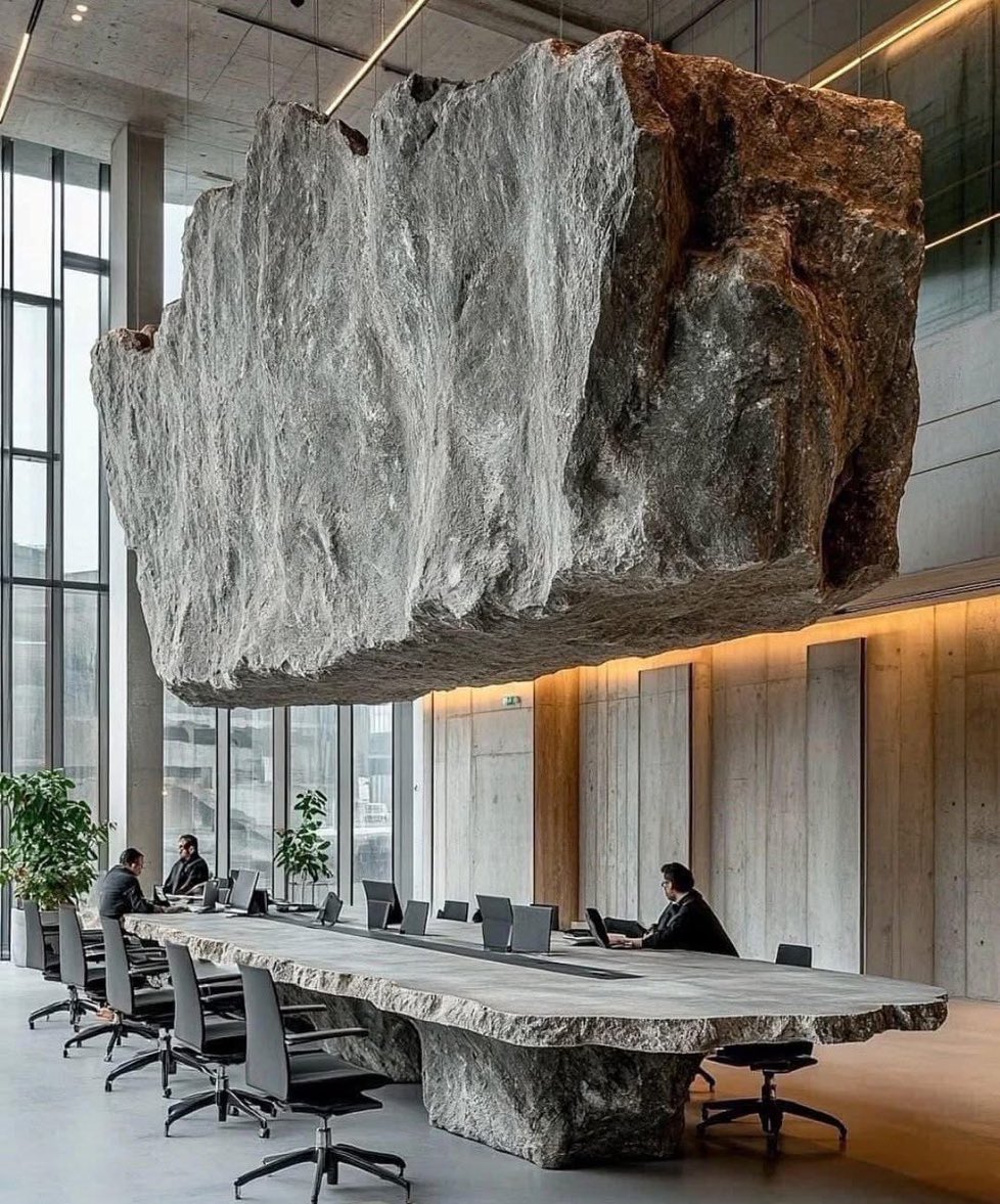 trashh_dev's tweet image. you’re allowed to use AI but everytime you ship a bug this rock lowers one inch.