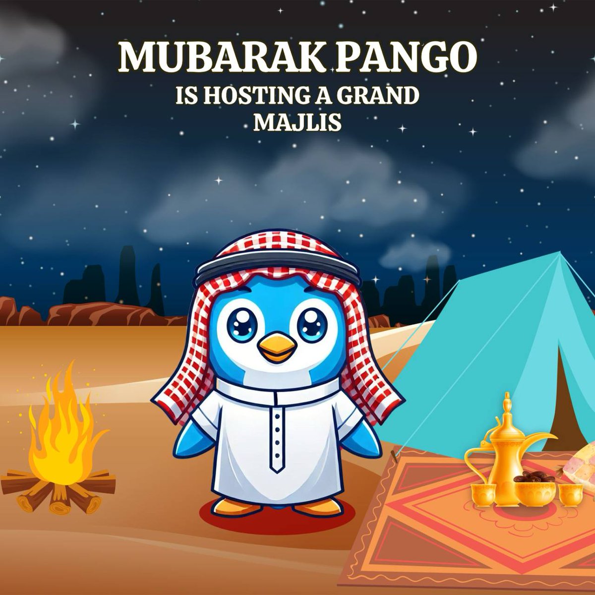 Sultan Pengu welcomes you to a grand Get together under the desert sky. Warm fires, rich coffee, and endless stories await

Stay Tuned. Bigger Get Together Coming 🔥