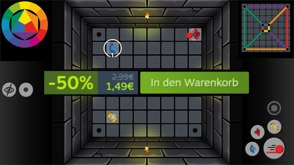 Recently updated and now discounted.
Paintball – the puzzle game takes part in the Steam Spring Sale. Grab your copy with a 50% discount now.

#gamedevs #indiedev #videogame #education #schools #seriousgame #madewithgodot #GodotEngine