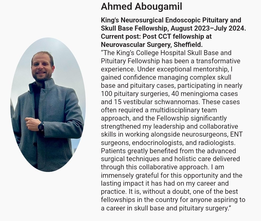 Ahmed Bahy (@ahmadbahy_neuro) on Twitter photo A lovely gesture by <a href="/RCSnews/">The Royal College of Surgeons of England</a> Royal College of Surgeons of England to include my notes in the college’s web site. It was indeed a a memorable experience.
lnkd.in/eycCtnpT
#neurosurgery #skullbasesurgery A lovely gesture by <a href="/RCSnews/">The Royal College of Surgeons of England</a> Royal College of Surgeons of England to include my notes in the college’s web site. It was indeed a a memorable experience.
lnkd.in/eycCtnpT
#neurosurgery #skullbasesurgery