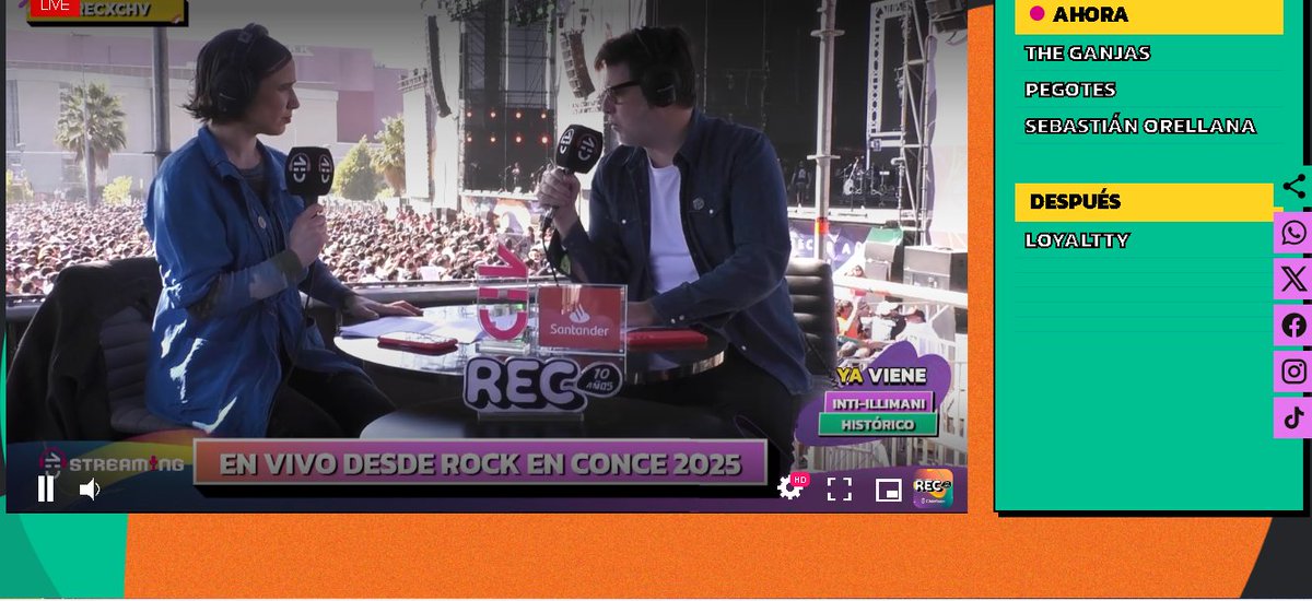 #REC2025   Ahora desde  Quellón - Isla Grande de Chiloé viendolos     Saludos Online