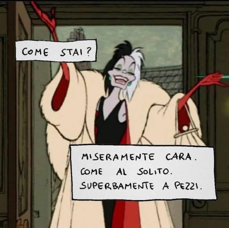 superbamente a pezzi.