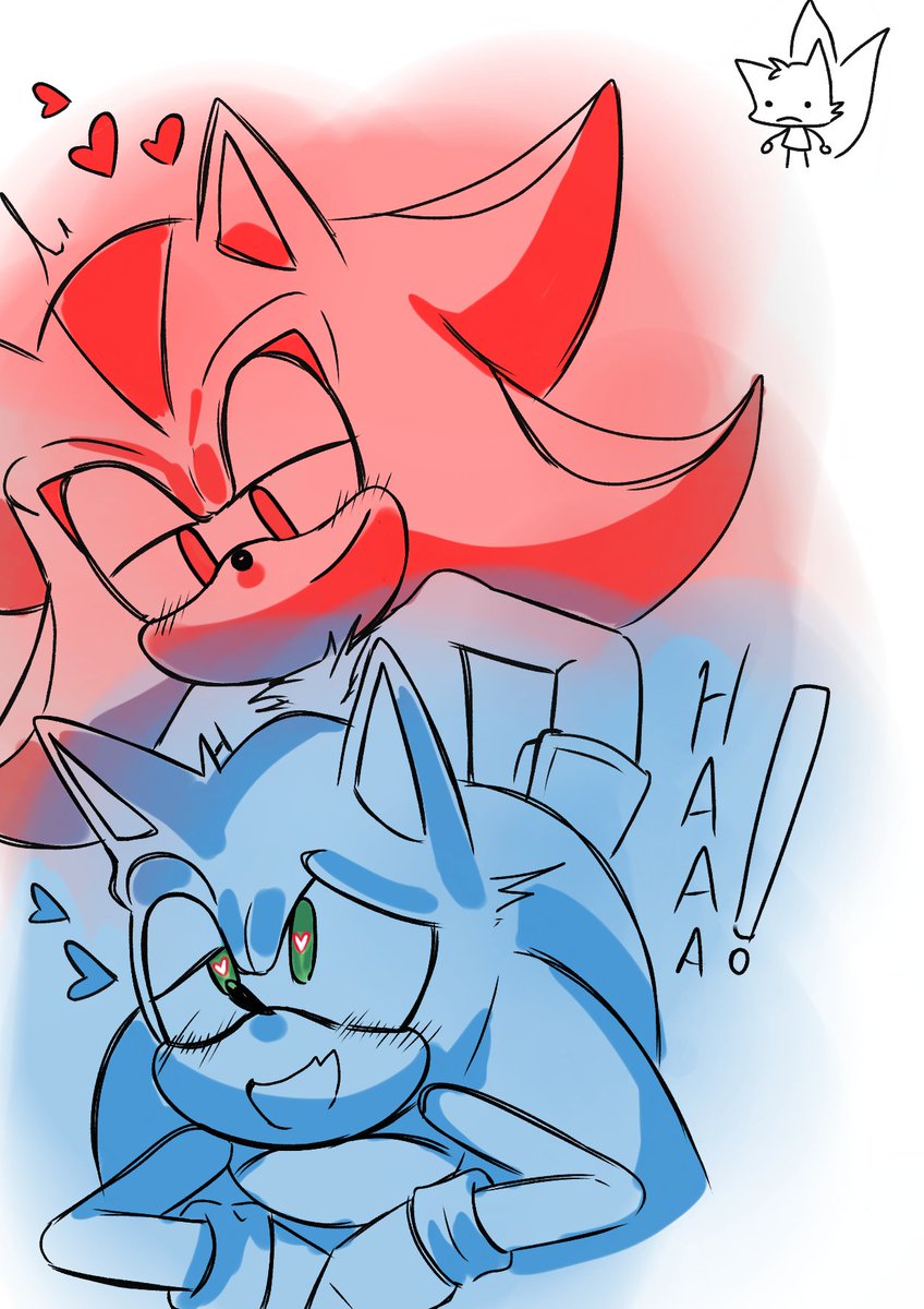 DZlol69's tweet photo. ...nose 
#sonadow ❤️💙 https://t.co/0XMn1tDHs5