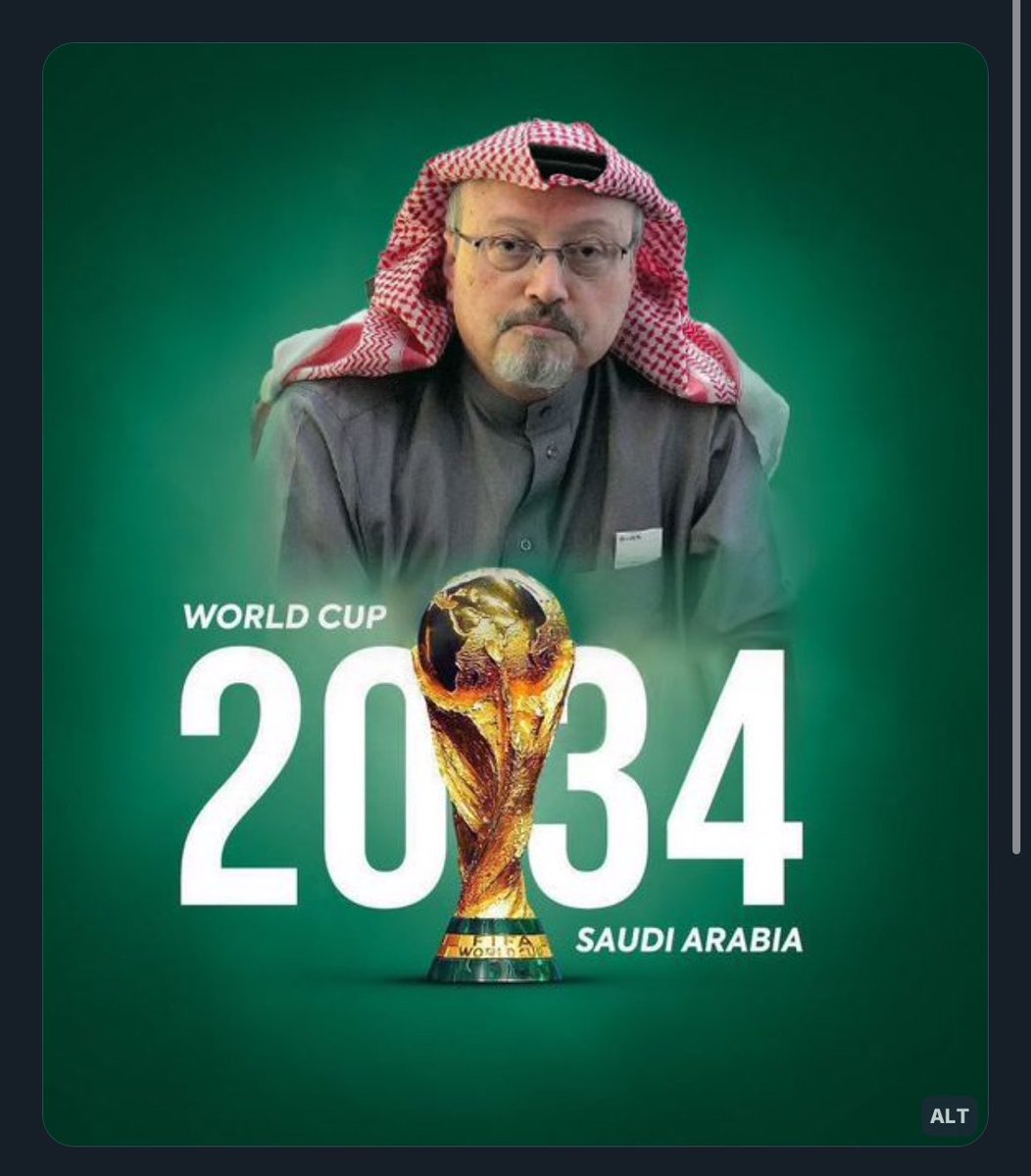 EddieBurfi's tweet image. Your whataboutery doesn’t change the fact that the butcher is the butcher.

MBS will always be associated with Jamal Khashoggi. No amount of attempted sportswashing or reputation laundering will ever change that. 

#Sportswashing #ReputationLaundering