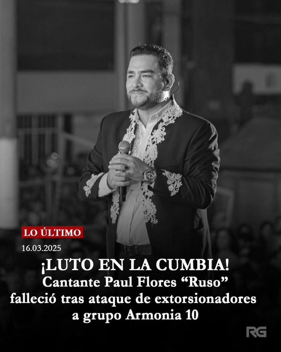 jcordovarp2's tweet photo. ¡Basta de indiferencia!

Lamento profundamente el asesinato de Paul Flores, vocalista de Armonía 10, y el ataque en la discoteca Aventura en Chiclayo. Estos hechos reflejan el fracaso del Gobierno en la lucha contra la delincuencia.

Exigimos la renuncia inmediata del Ministro del Interior, Juan José Santiváñez. Su incapacidad ha permitido que el crimen organizado actúe con total impunidad ¡El Perú necesita autoridades que realmente protejan a sus ciudadanos y utilicen la inteligencia policial para desarticular a las bandas criminales!

Expreso mi solidaridad con las víctimas y sus familias.

@MininterPeru @pcmperu @presidenciaperu