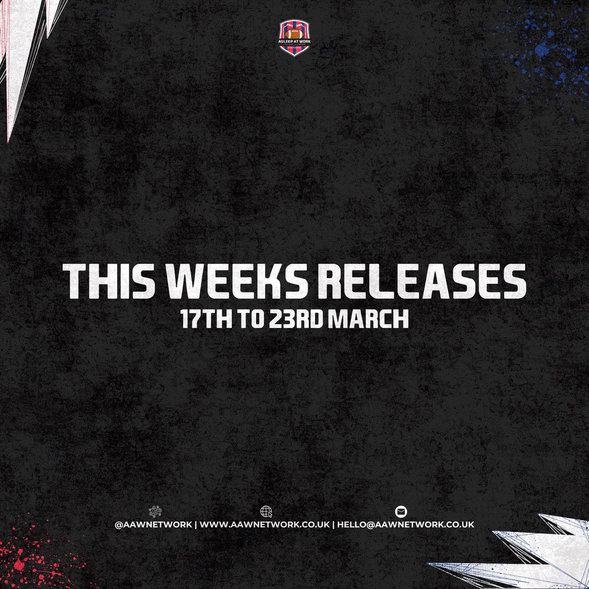 AAW_Network's tweet photo. ๐ Here's what you can expect from the AAW schedule this week
Tuesday: @HurdletheLine
Thursday: @CFB_UK
Keep your eye out, by the end of the month - this list will be a little chunkier ๐
#NFL | #NFLUK | #CollegeFootball | #CFBUK https://t.co/0enNeje3fd