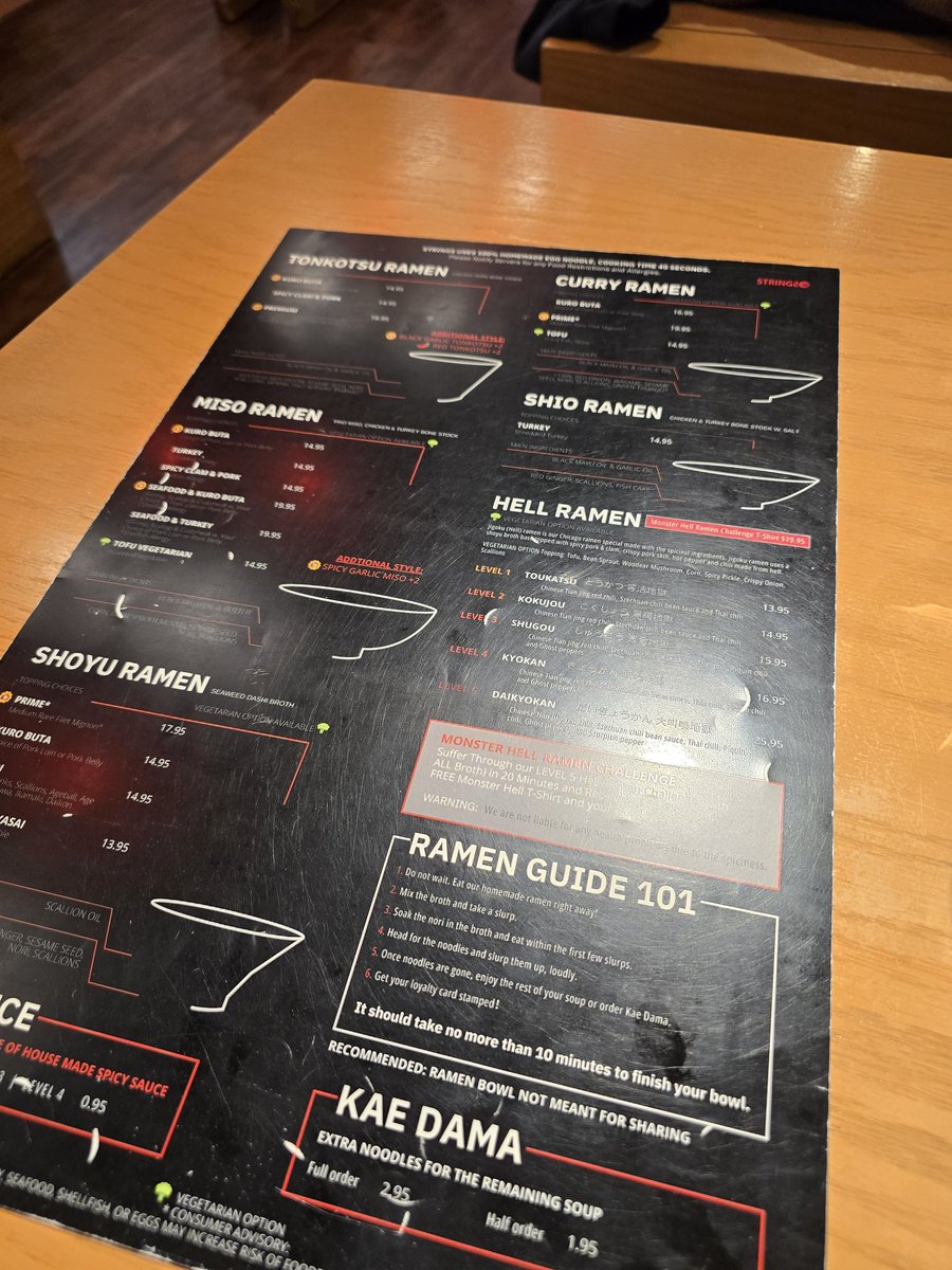 At my favorite ramen place #stringsramen today! ❤️