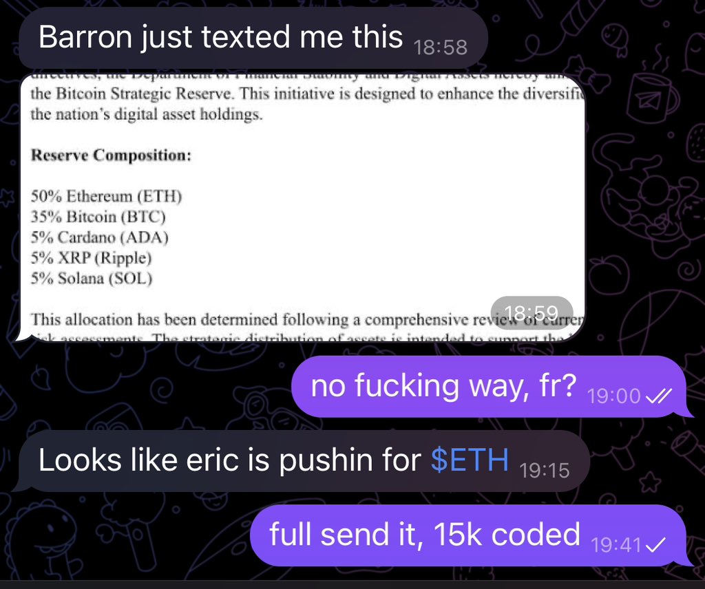 MrDegenWolf's tweet photo. ETH to $15k is happening

Only $ETH and $BTC are truly decentralized and neutral

Only $ETH has:
- revenue
- native DeFi
- powers ONCHAIN economy with @base

All of these make ETH a better Store of Value longterm

$ETH will become a SoV with actual network utility and yield https://t.co/uzL66Hlg9n