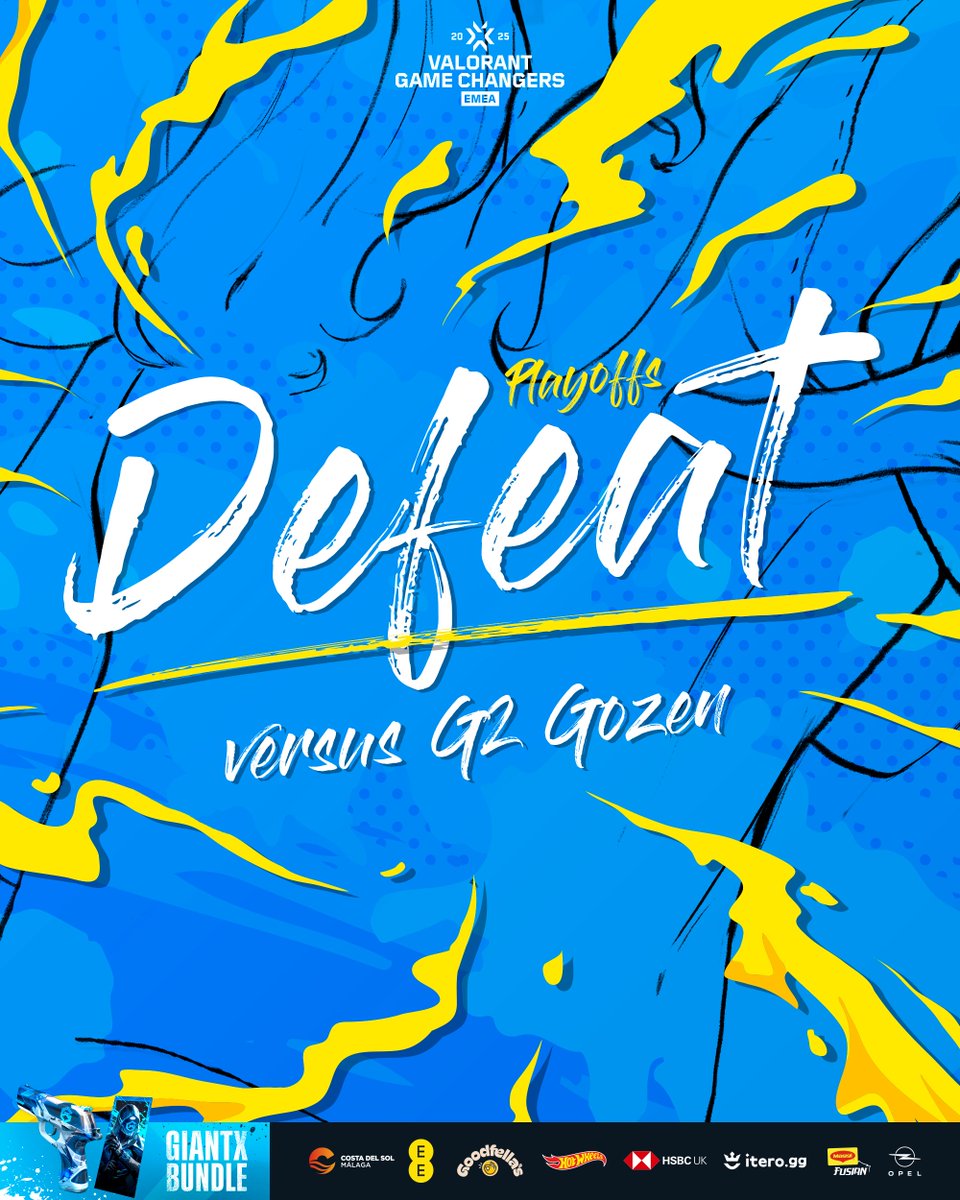GIANTXGG's tweet photo. No ha sido nuestro día 😓

Perdemos 0-2 contra @G2esports y caemos al lower bracket, donde jugaremos mañana mismo contra @SKGaming.

No es momento de lamentarse, tenemos que levantarnos. 

#WeAreGIANTX | #VCTGameChangersEMEA https://t.co/4QguBOoo1P