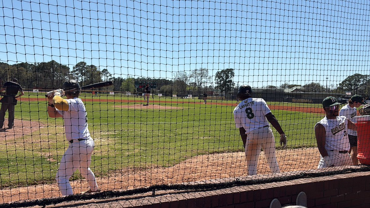 Beautiful afternoon for baseball in Mobile watching Enterprise State play Bishop State