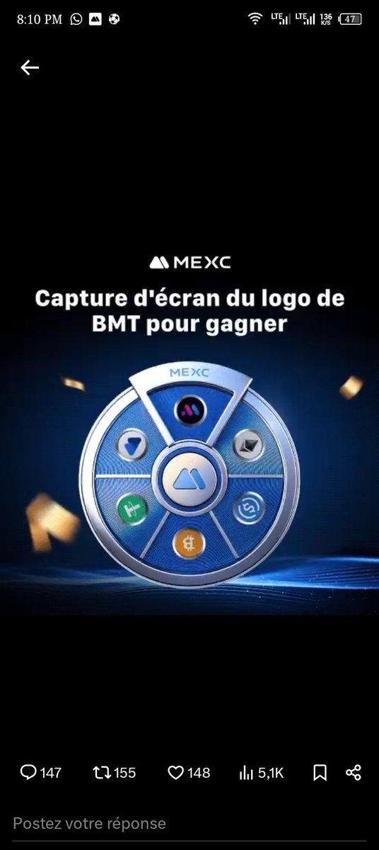 DjossMah777's tweet photo. @MEXCFrancophone @ADANMAHOCornei1 
@Disi 

#MEXC https://t.co/4tdghMZNff